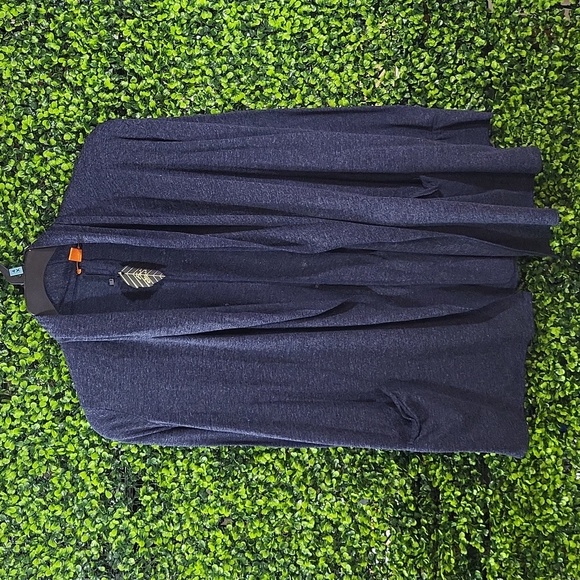 Joe Fresh Long Sleeve Navy Blue Cardigan Jacket with pockets Size Medium - Picture 1 of 6